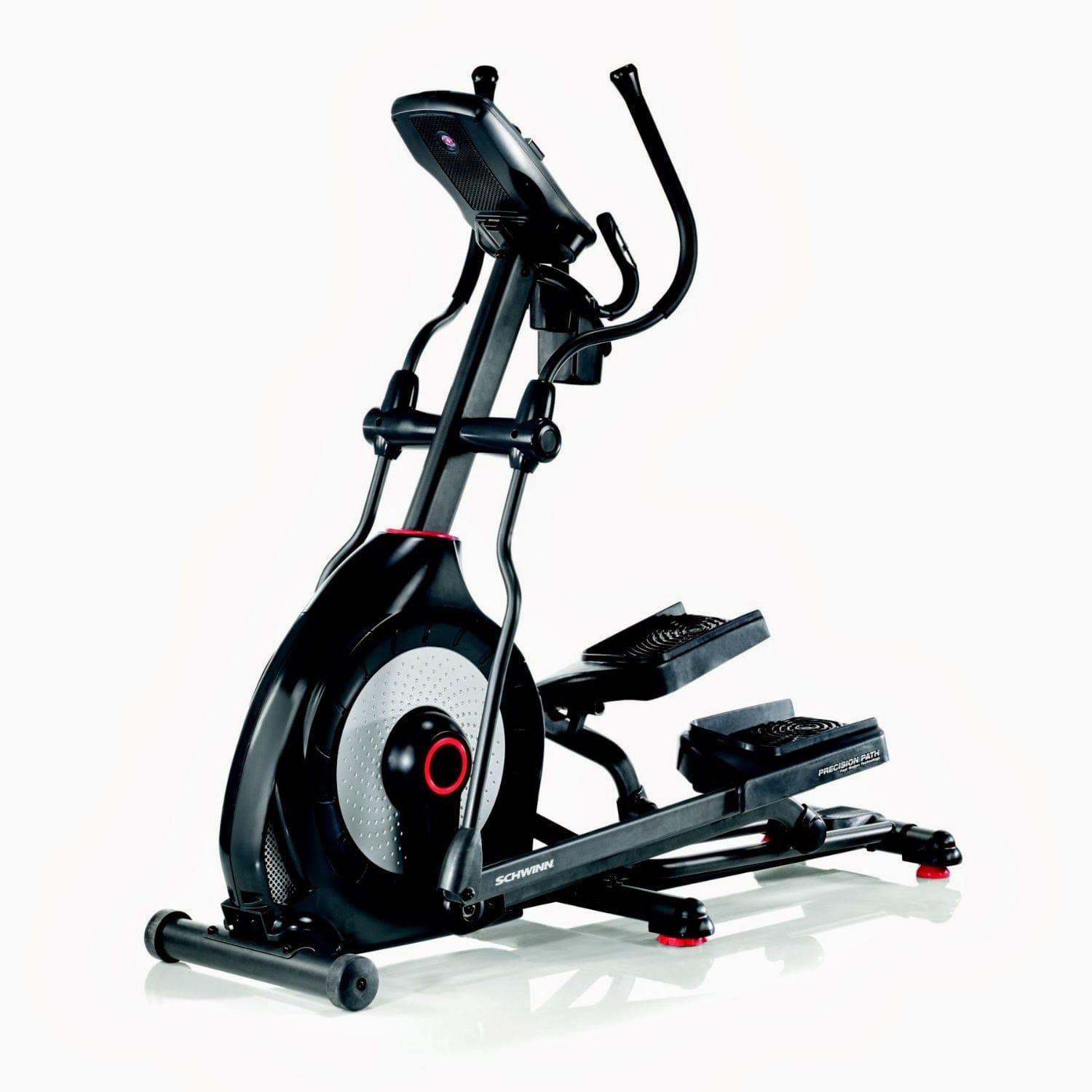 Schwinn 470 Elliptical looks nice in a shiny full black frame