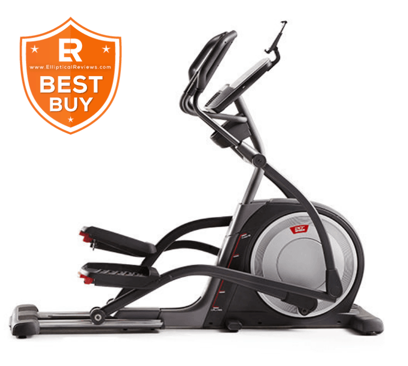 ProForm Pro 16.9 Elliptical Machine Trainer with best buy logo