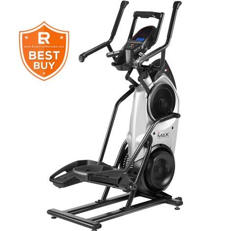 Bowflex Max Trainer M6 is a combination of black and silver body frame with 2 sets of hand grips and a console lcd for the centerpiece plus a tablet holder at the top of the console.